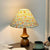 Stilvolle Blumenmuster Tischlampe