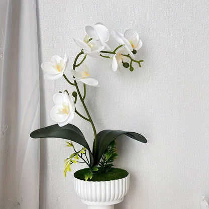 Elegante Faux-Orchideen-Anordnung für die Innendekoration