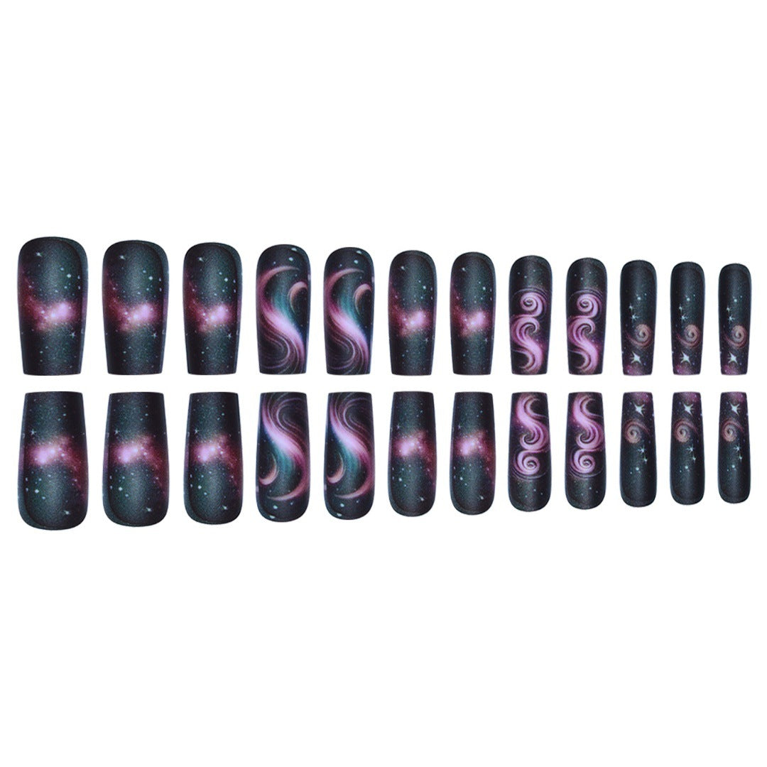 Galaxy-Themed Press-On Nail Extensions Brehn