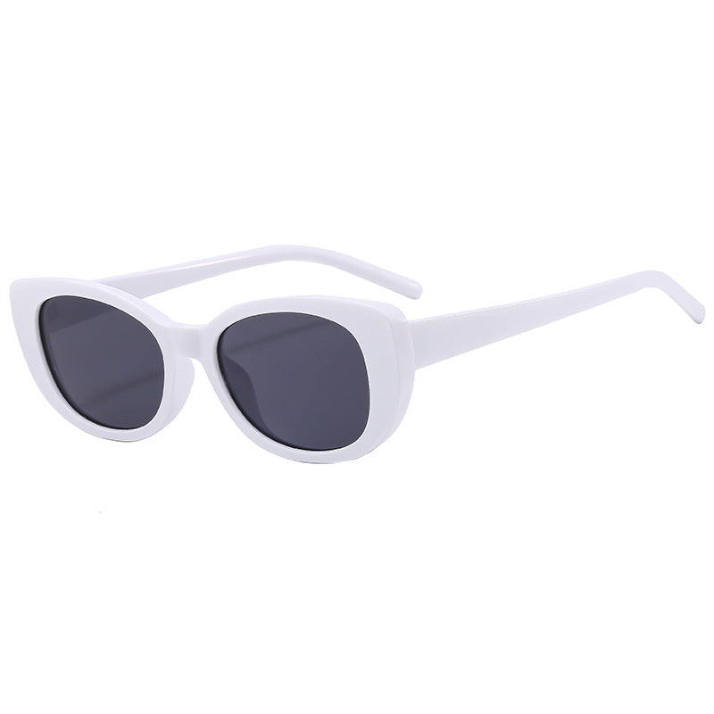 Damen Cat-Eye Sonnenbrille mit hochglänzendem Kunststoffrahmen Brehn