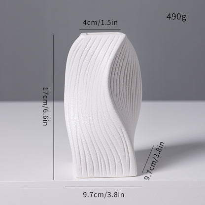 Moderne abstrakte skulpturale Vase Brehn