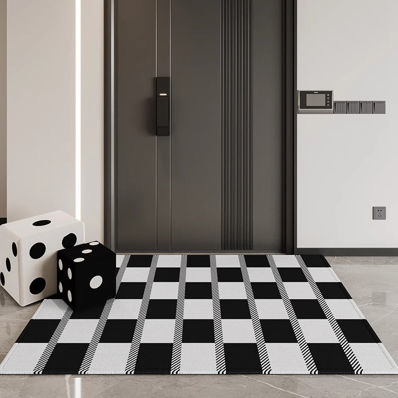 Moderne geometrische Fußmatte