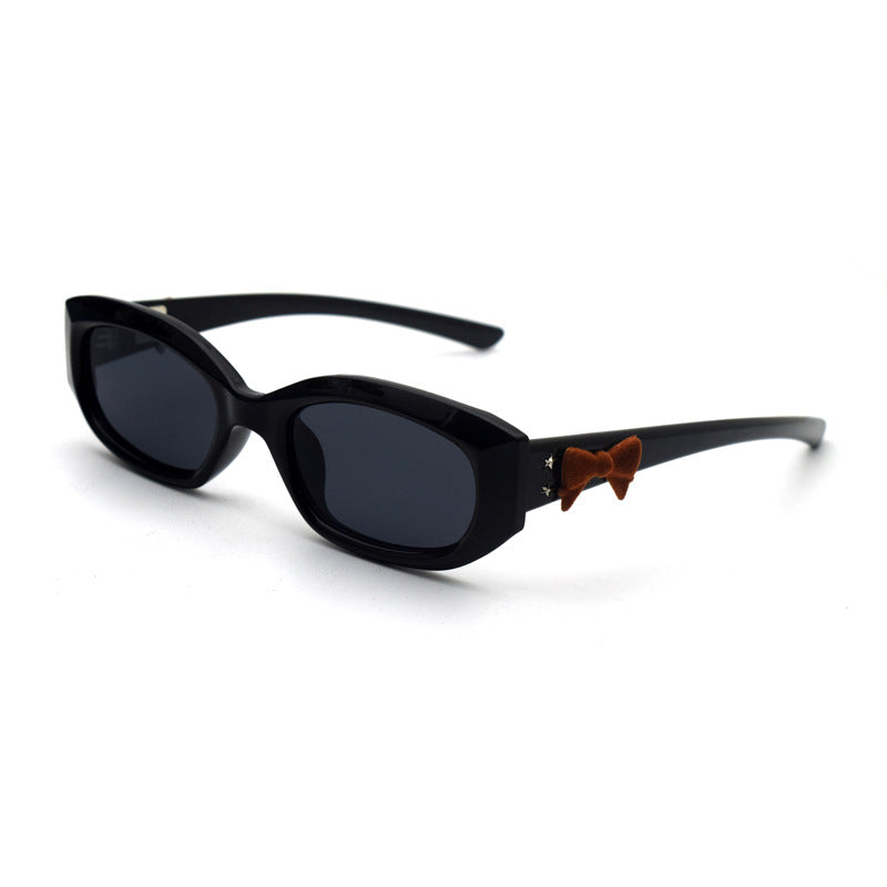 Trendy Cat-Eye Sonnenbrille mit adorabler Teddy-Bären-Akzent Brehn
