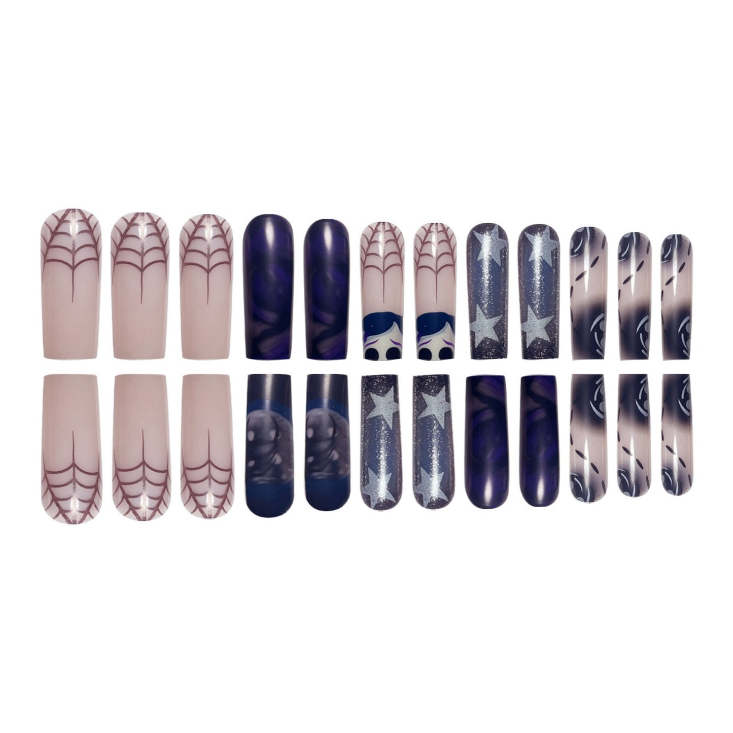 Künstlerisches Kosmisches Nageldesign Brehn