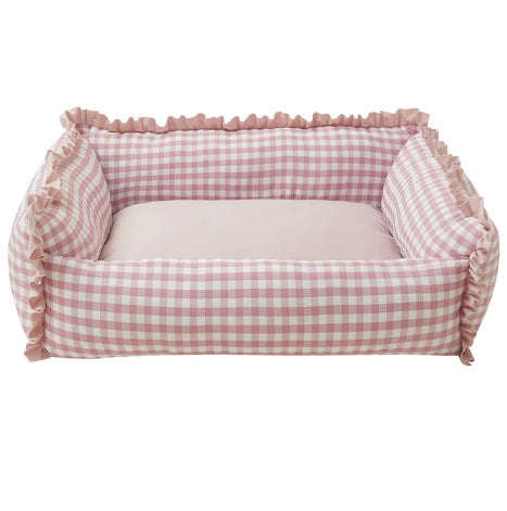 Gemütliches Kariertes Hundebett