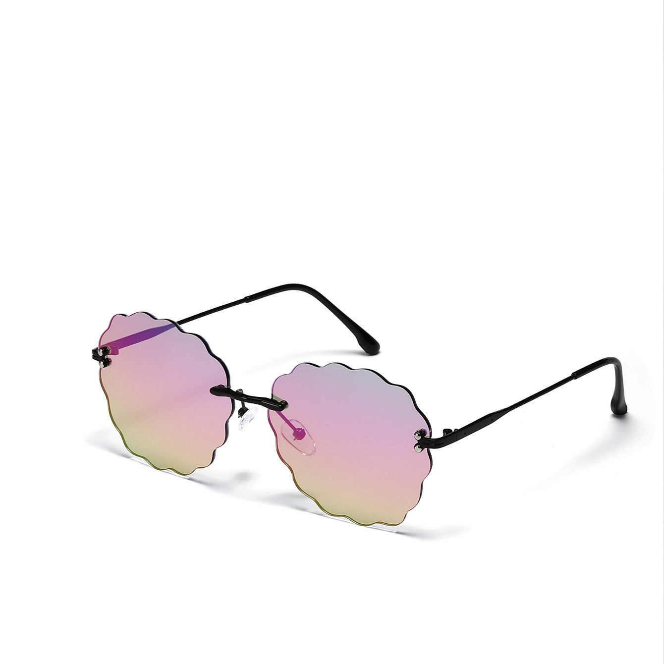 Damen modische Sonnenbrille im einzigartigen Blumenrahmen Brehn