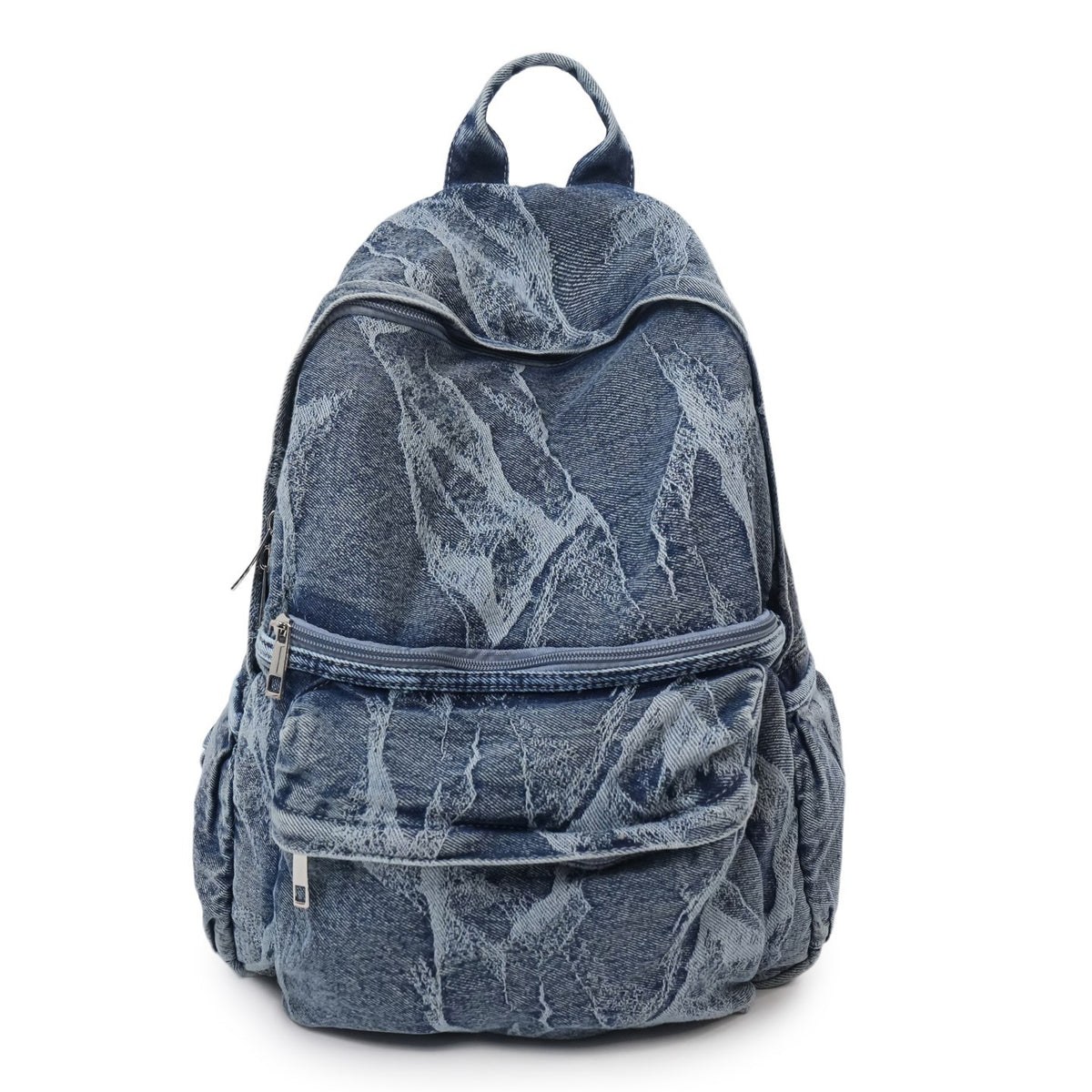 Stylische strukturierte Denim-Rucksack Brehn
