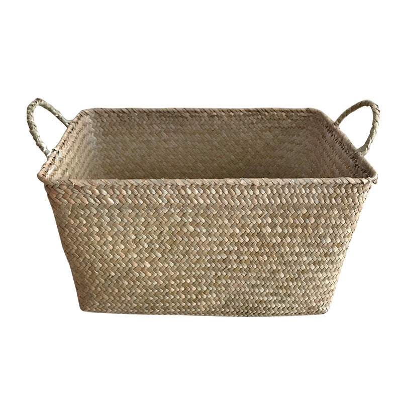 Damen Korb mit handgewebtem Design Brehn