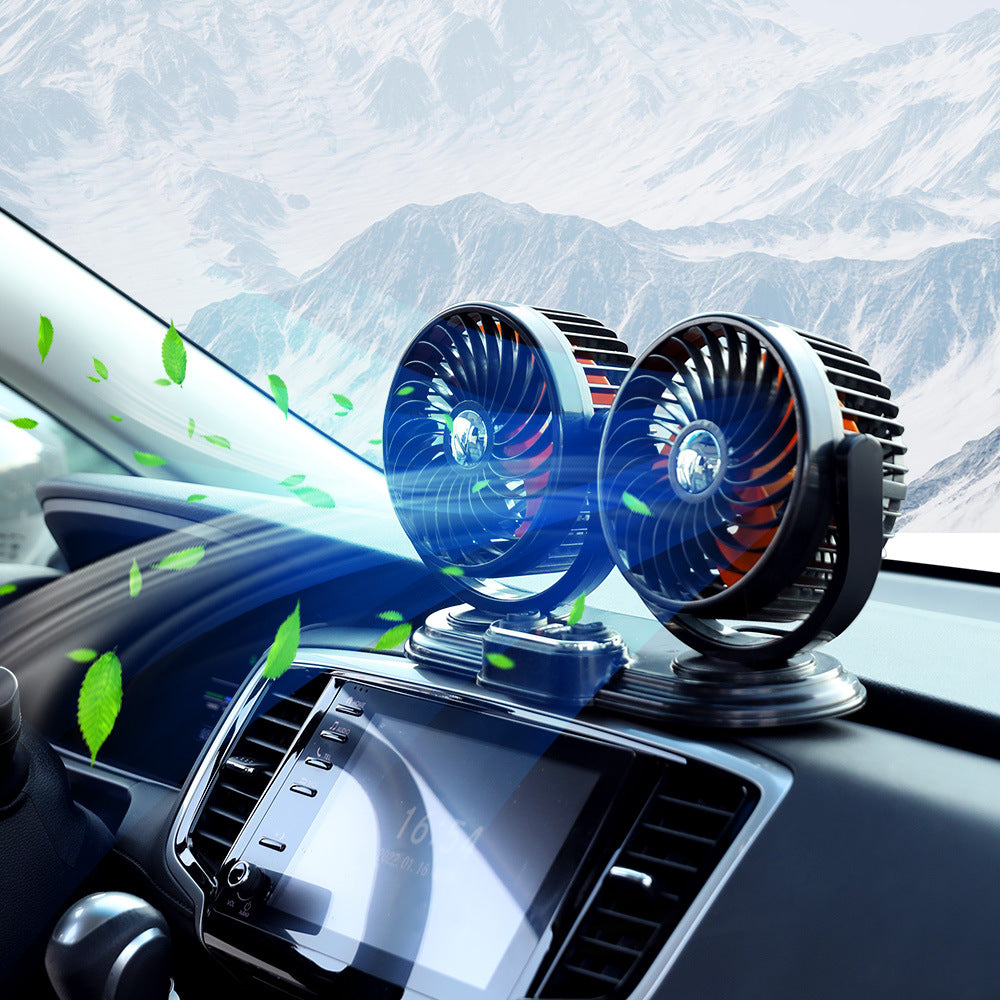 Unisex Doppelventilator für das Auto Brehn