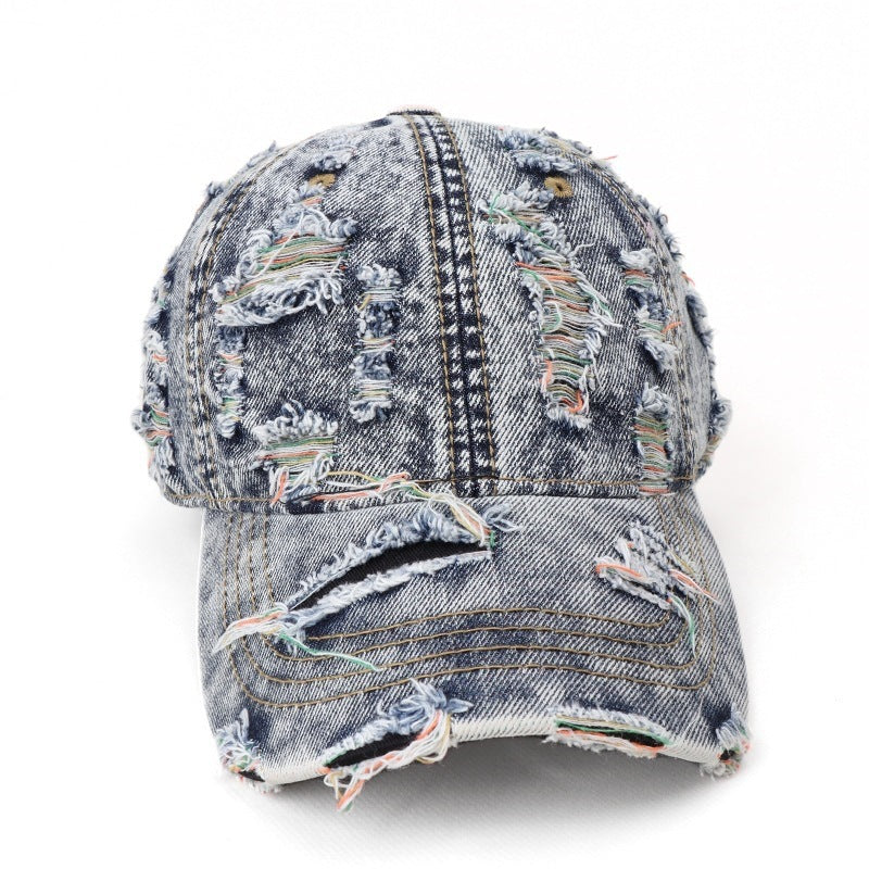 Damen distressed Denim Baseball Cap Brehn