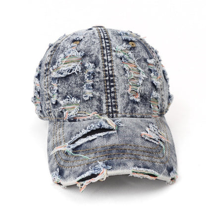 Damen distressed Denim Baseball Cap Brehn