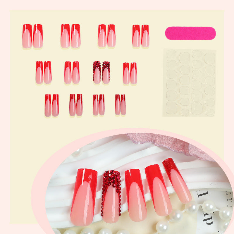 Premium anpassbares Press-On Nagelset Brehn
