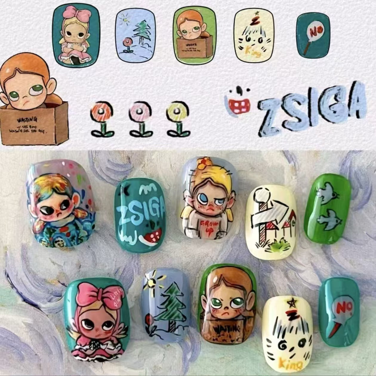 Artistic Character Nagelkunst Set Brehn