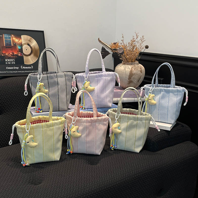 WoDrawstring Utility Tote Bag Brehn