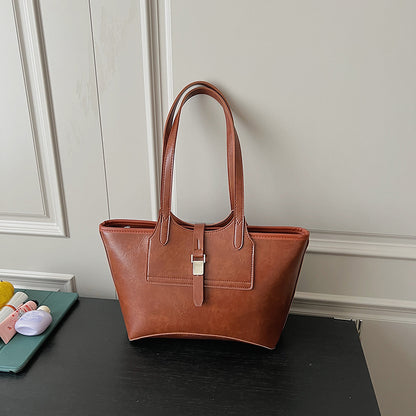 Elegante Leder Tote Bag