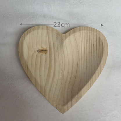 Dekoratives Holzserviertablett