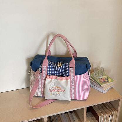 Stylische Reis-Duffle mit mehreren Taschen