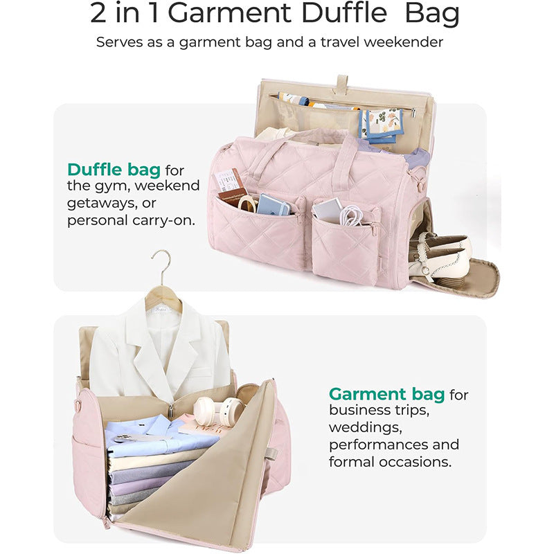 Elegante Reisetasche mit Integriertem Anzugfach Brehn