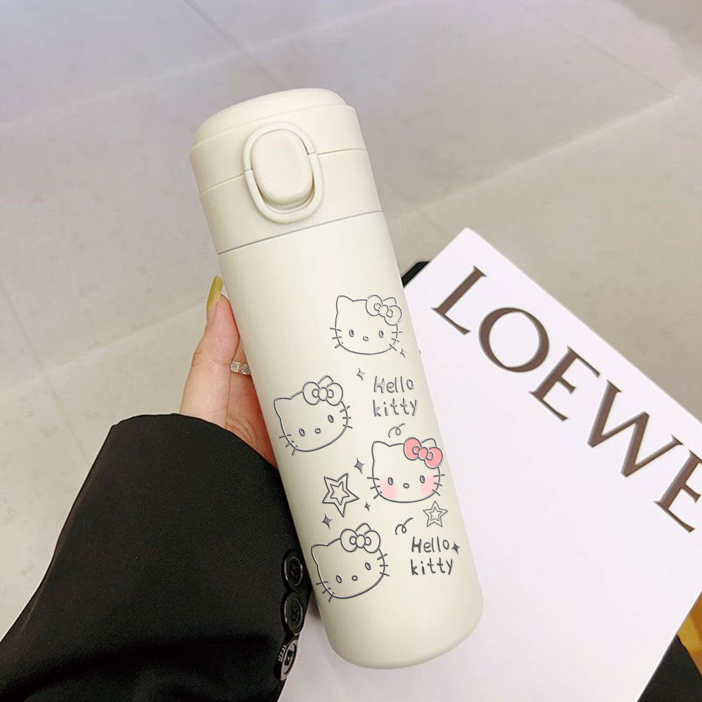 Damen Isolierte Trinkflasche mit charmantem Hello Kitty Design Brehn