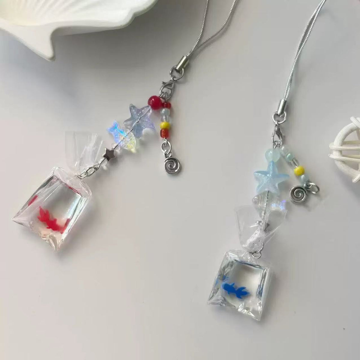 Dekorativer Goldfisch Charm Handy Lanyard Brehn