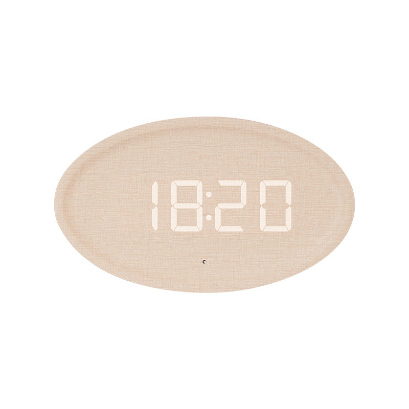 Digitale Wandmá Uhr im modernen minimalistischen Design Brehn