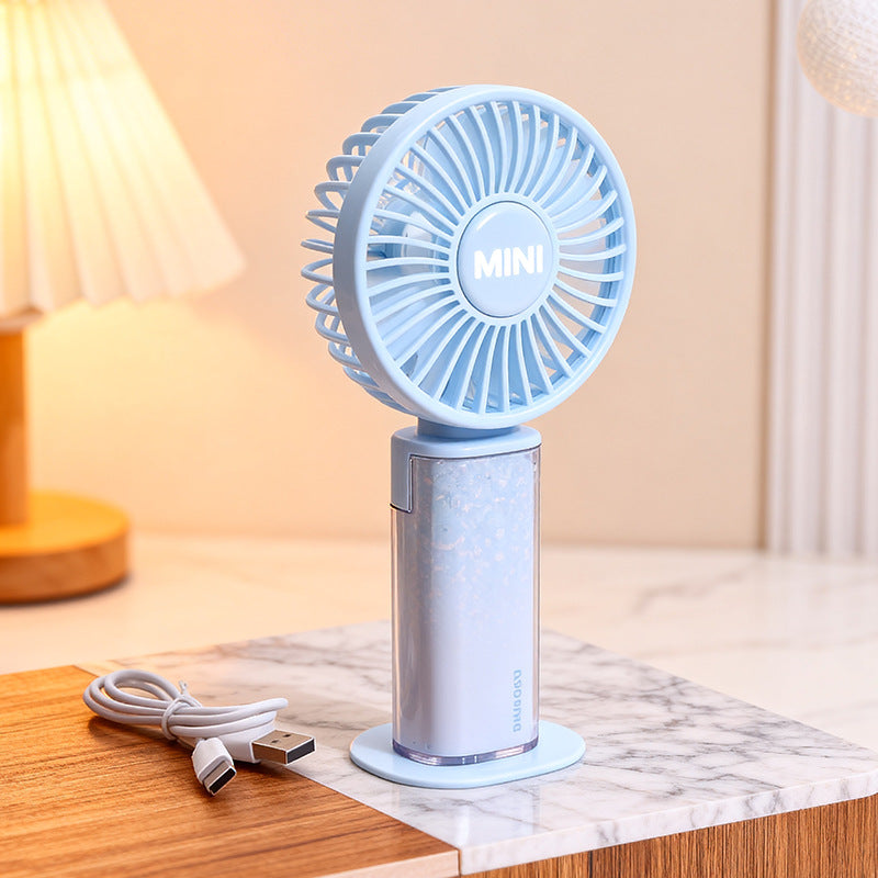 Damen Tragbarer Mini-Ventilator mit USB-Ladefunktion und flexibler Neigung Brehn