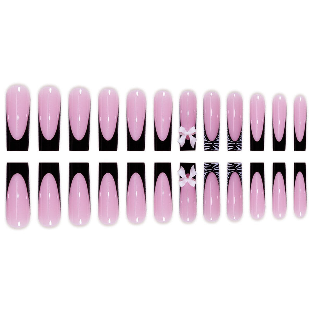 Elegante dekorative Press-On-Nagelkunstverlängerungen Brehn
