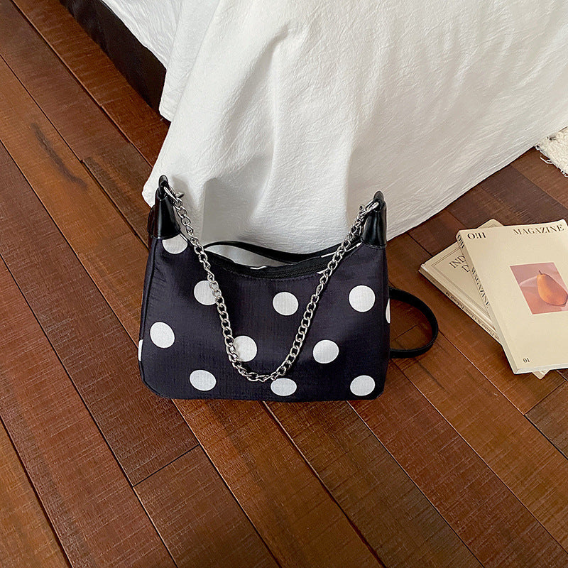 WoPolka Dot gemustertes Crossbody-Handtasche Brehn
