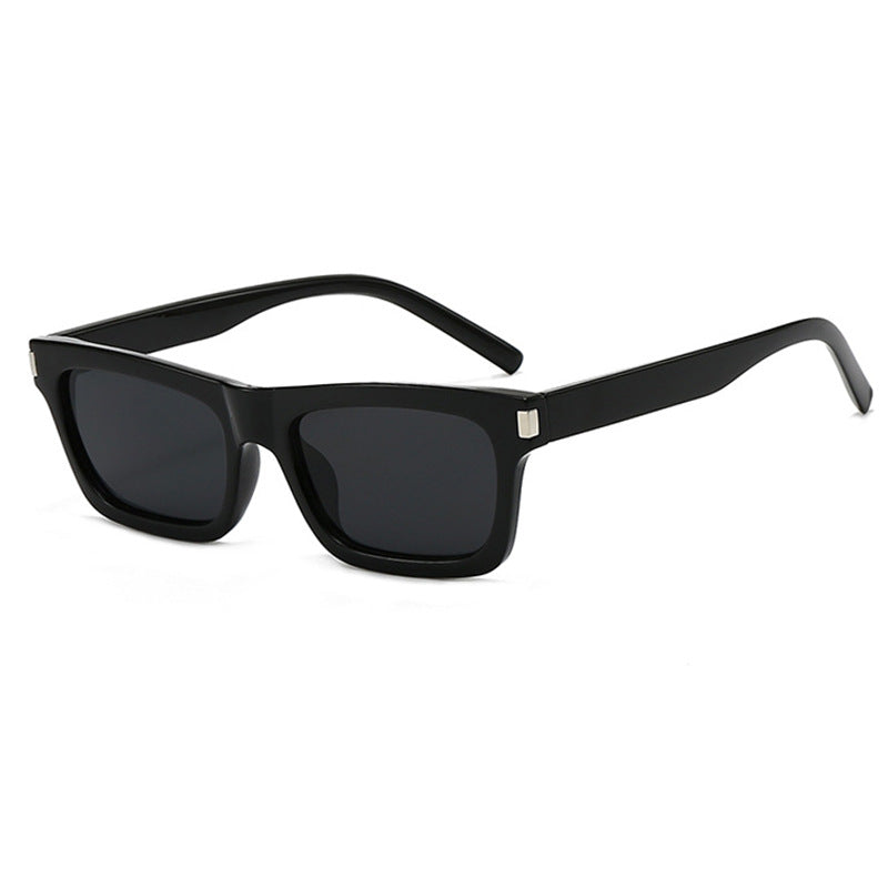 Damen quadratische Sonnenbrille mit transparenten Gläsern und stilvollem Design Brehn