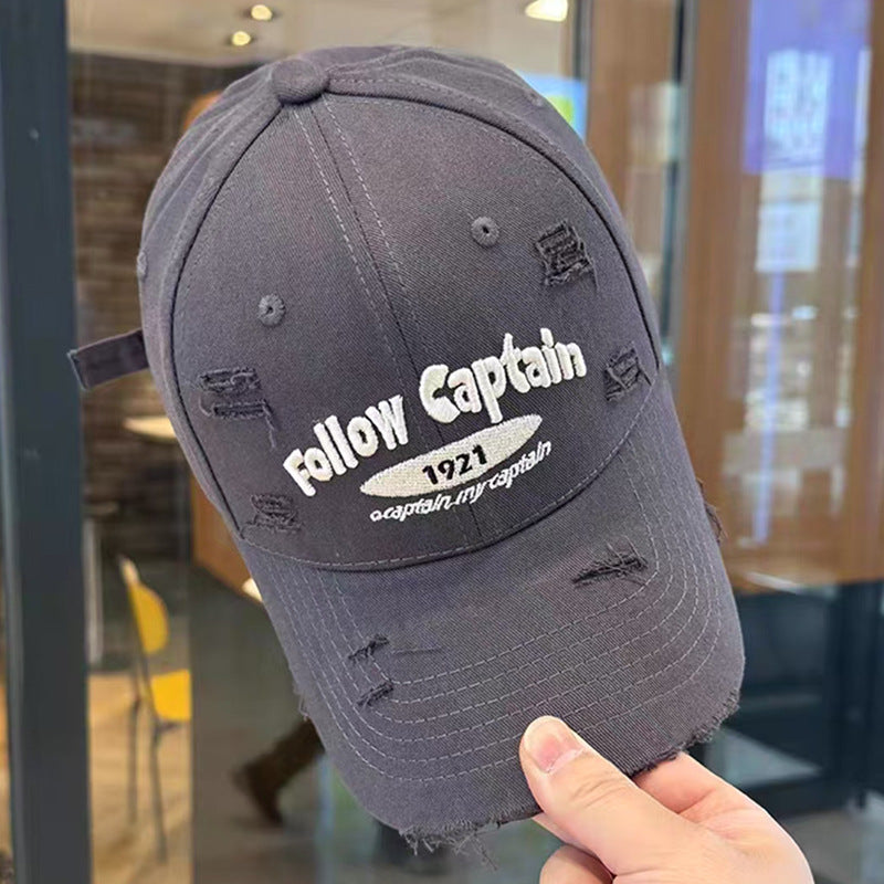 Herren Casual Distressed Baseball Cap Brehn