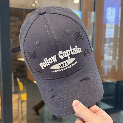 Herren Casual Distressed Baseball Cap Brehn