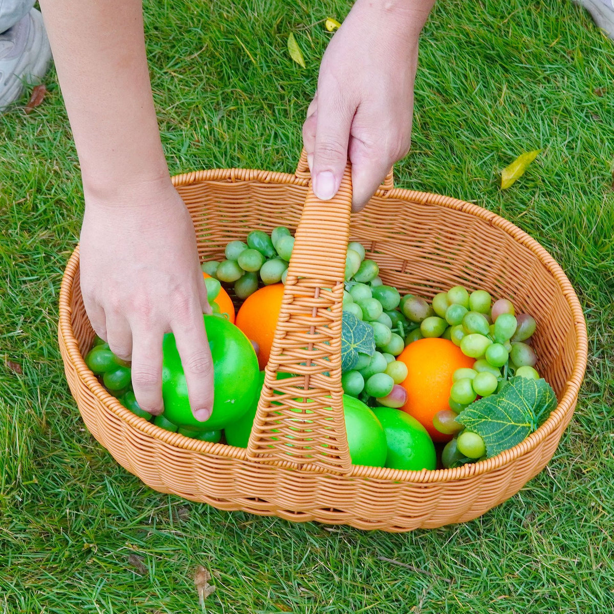 Großer Geflochtener Garten Picknickkorb Brehn