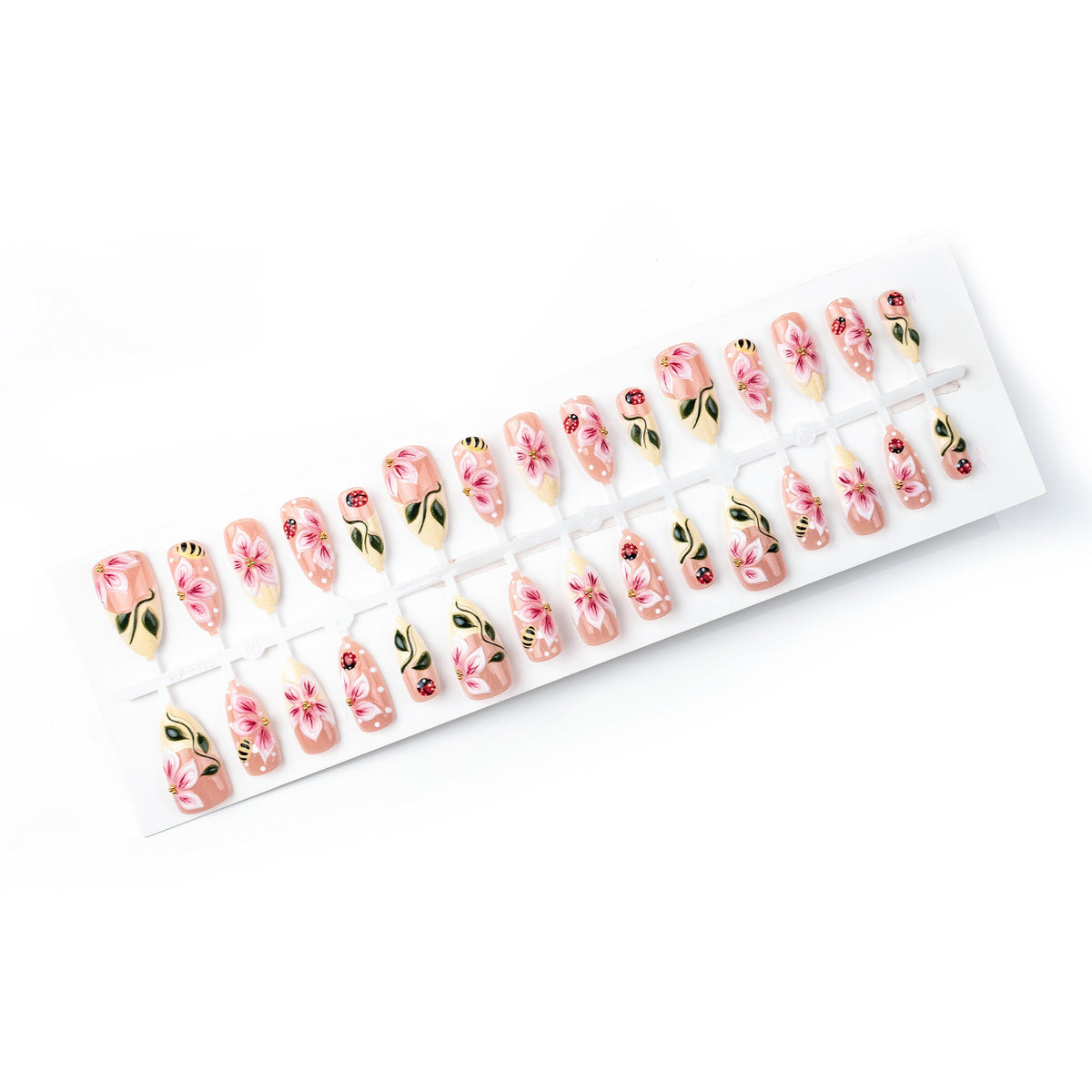 Künstlerisches Floral Press-On Nagelset Brehn 1790636612