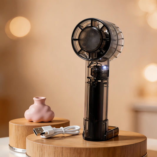 Unisex Tragbarer USB Mini-Ventilator mit integriertem Ladeanschluss Brehn