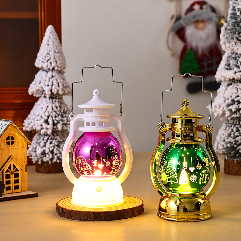 Nostalgische LED Weihnachtslaterne Brehn