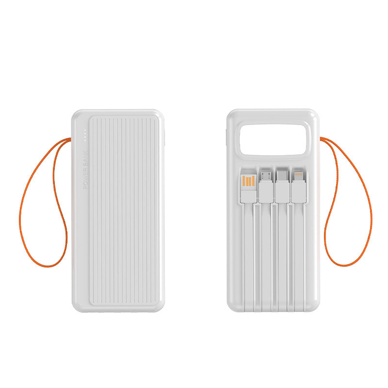 Multifunktionale Solar-Powerbank mit Integriertem Usb-Kabel Brehn