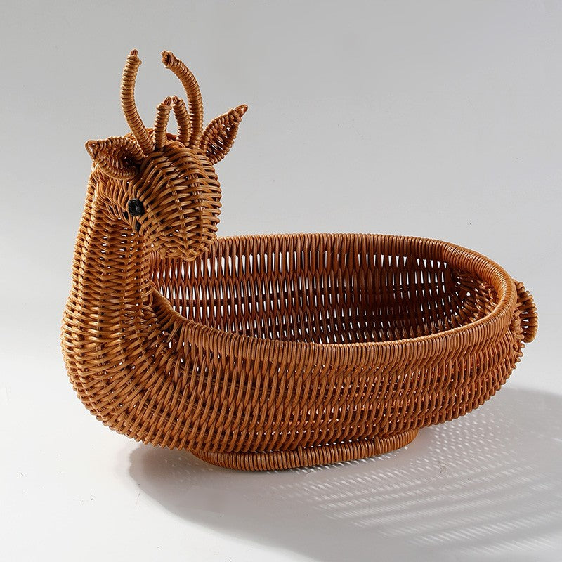 Unisex Geflochtener Dekorationskorb in Entenform Brehn