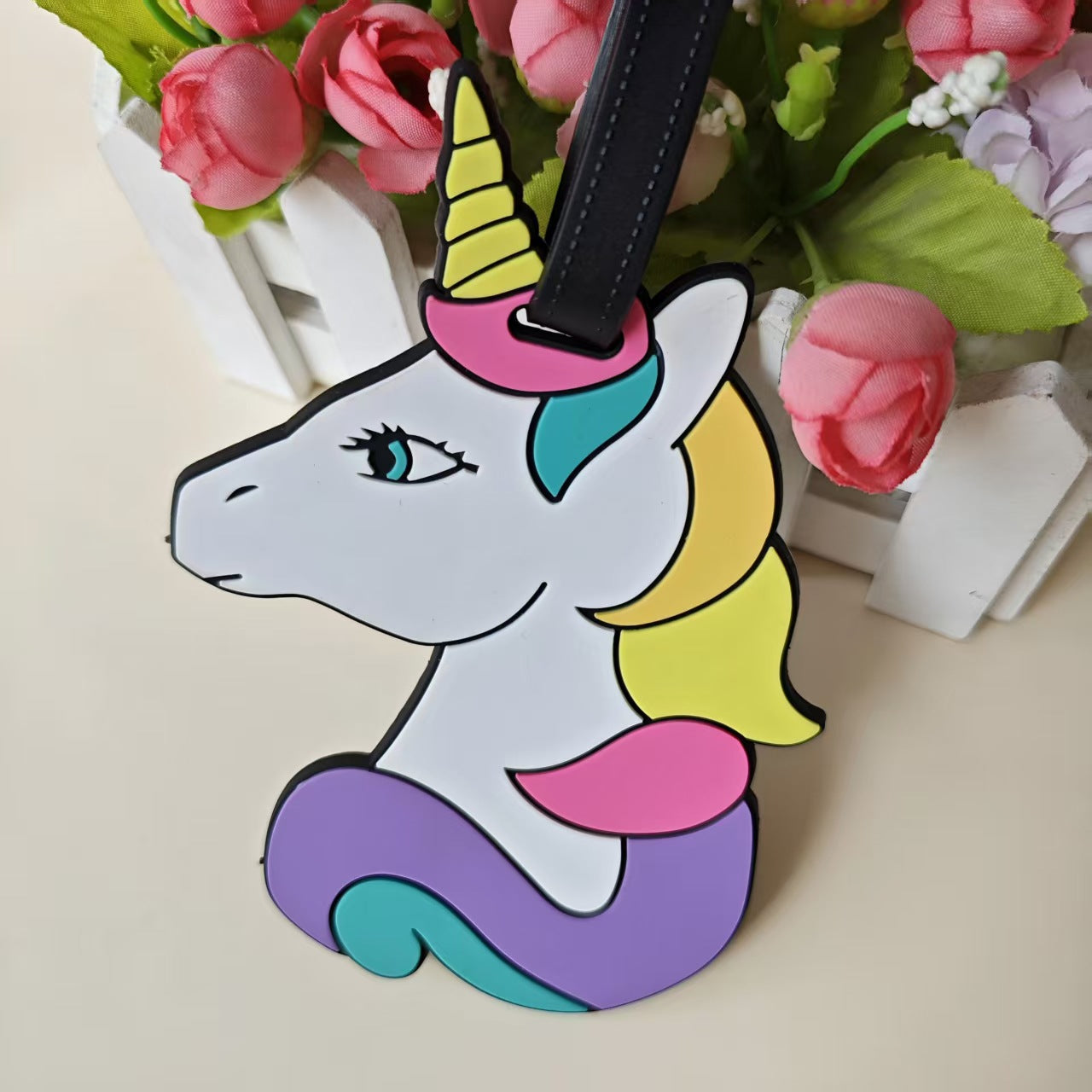 Unisex Gepäckanhänger im verspielten Einhorn-Design Brehn