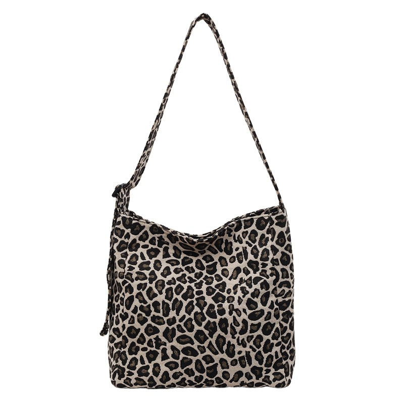 Leopardenmuster Hobo Tasche