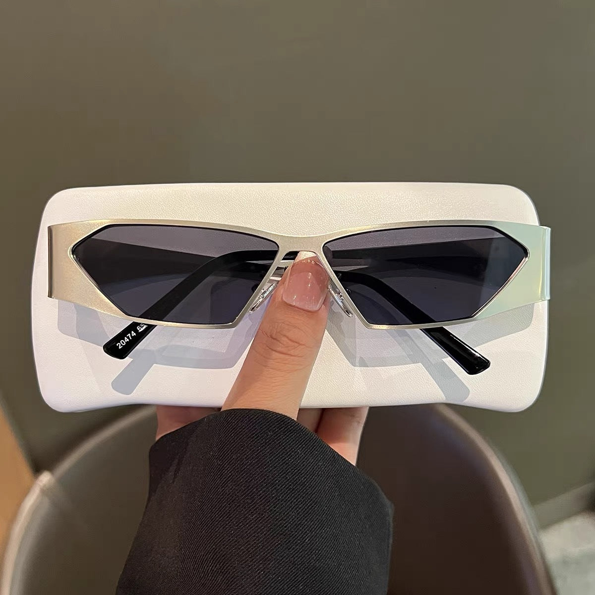 Designer Sonnenbrille mit Kantigem Rahmen Brehn