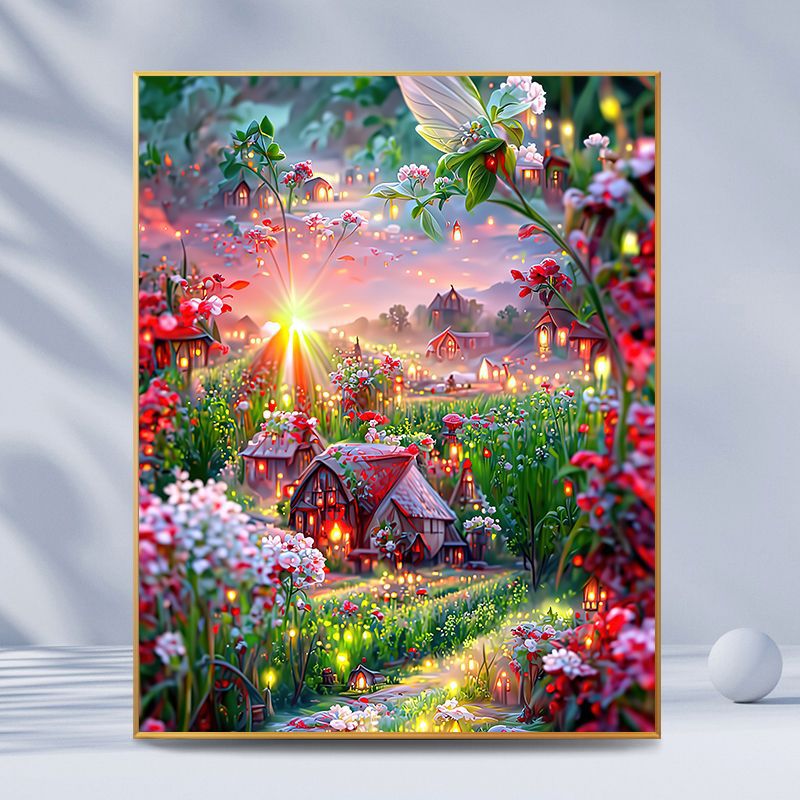 Verzaubertes Garten Landschaft Kunstdruck Brehn