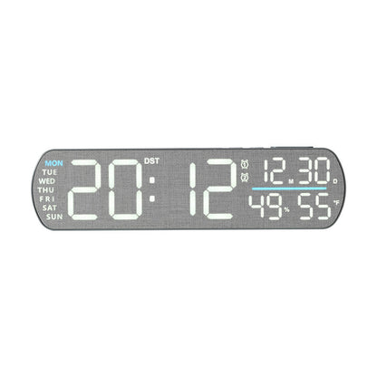 Digitaler Wecker mit Holzoptik und Temperaturanzeige Brehn