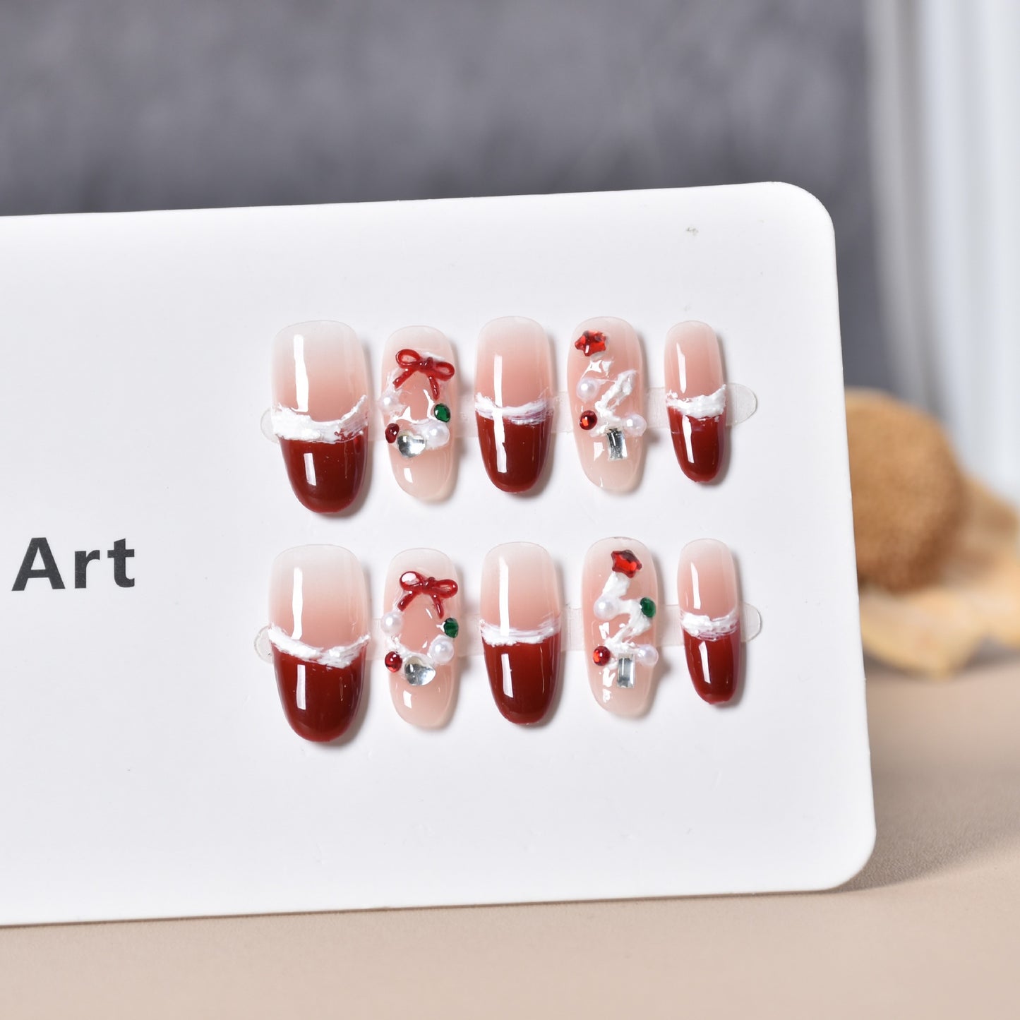 Urlaubs-Themen Press-On Nagelkunst Brehn