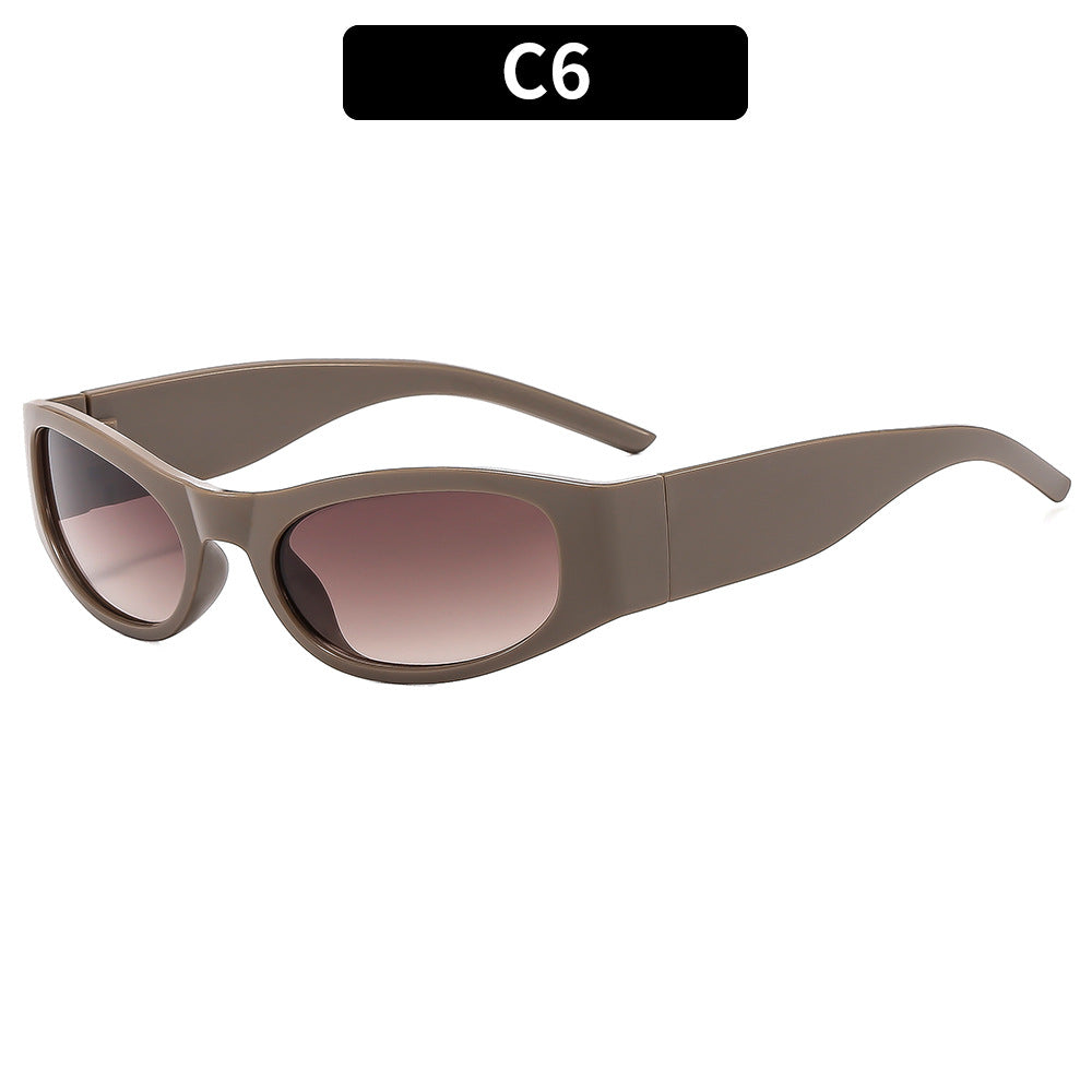 Moderne Schlanke Katzenaugen-Sonnenbrille