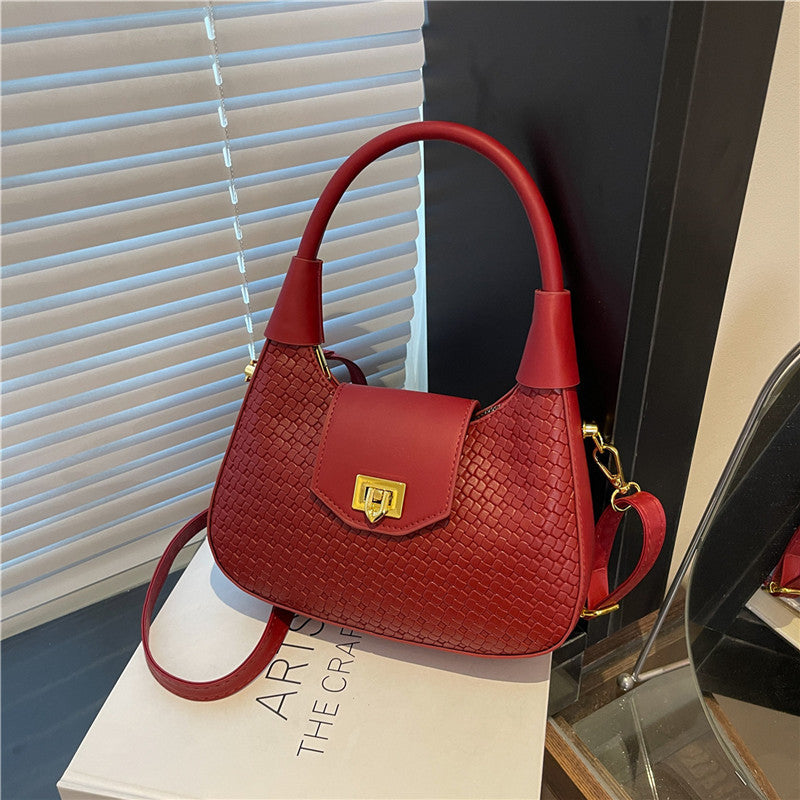 Elegante Gewebte Handtasche