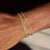 Schichtet Goldkette Armband Set Brehn