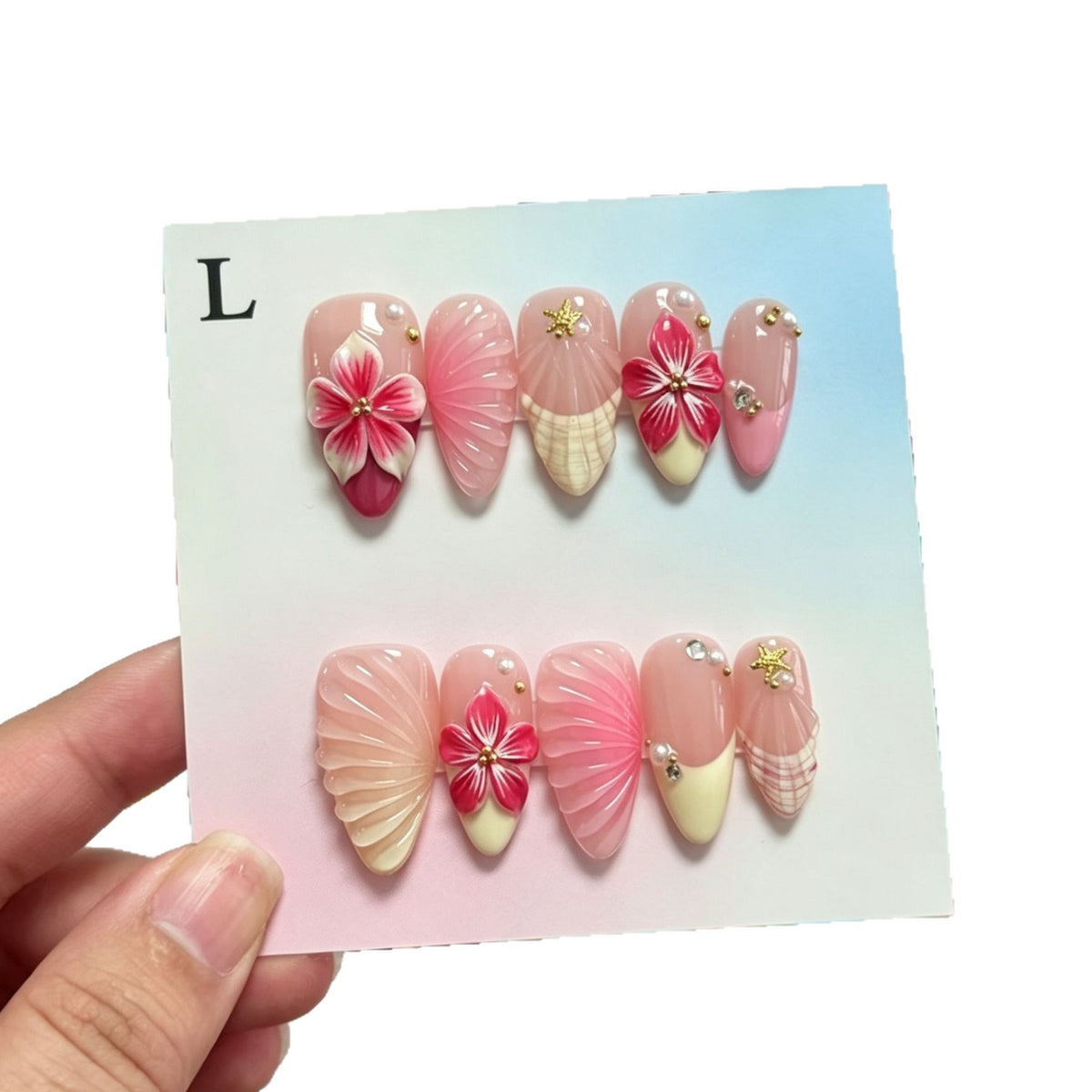 Artisan Floral Press-On Nägel Set