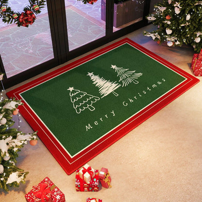 Festliche Weihnachtsbaum-Themen-Innendoormat Brehn