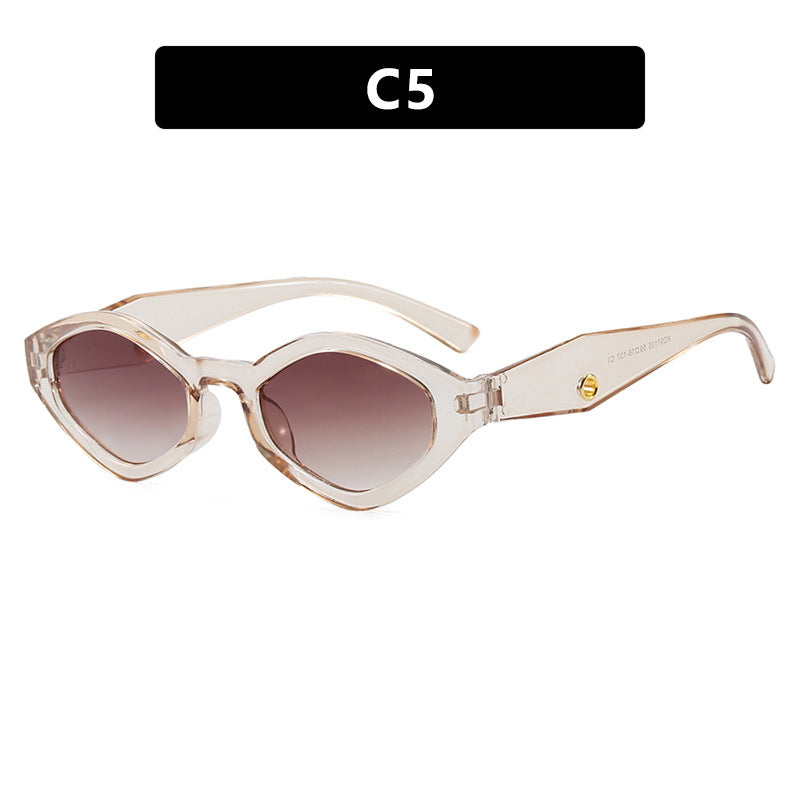 Damen modische Sonnenbrille im markanten Schmetterlingsdesign Brehn