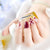 Künstlerisches Press-On-Nagelset mit einzigartigen geometrischen Designs Brehn